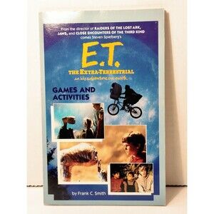 1982 E.T. The Extra Terrestrial Games And Activities Book